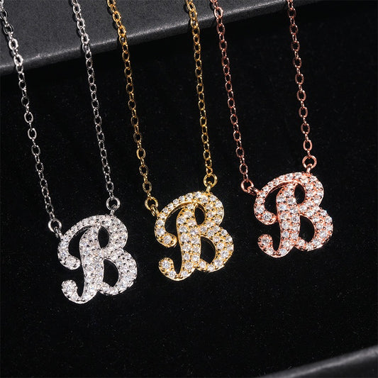 Custom Letter Pendant Necklace