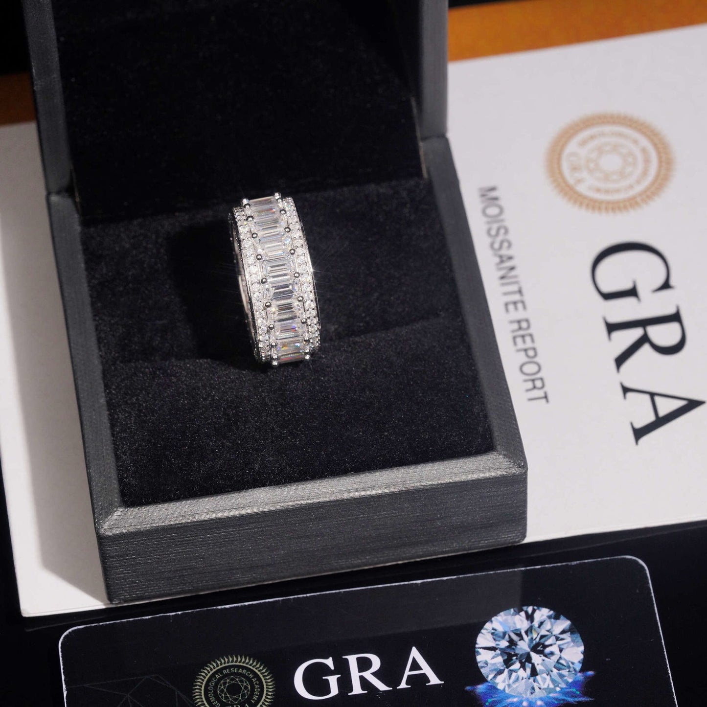 Baguette Pavé Eternity Ring