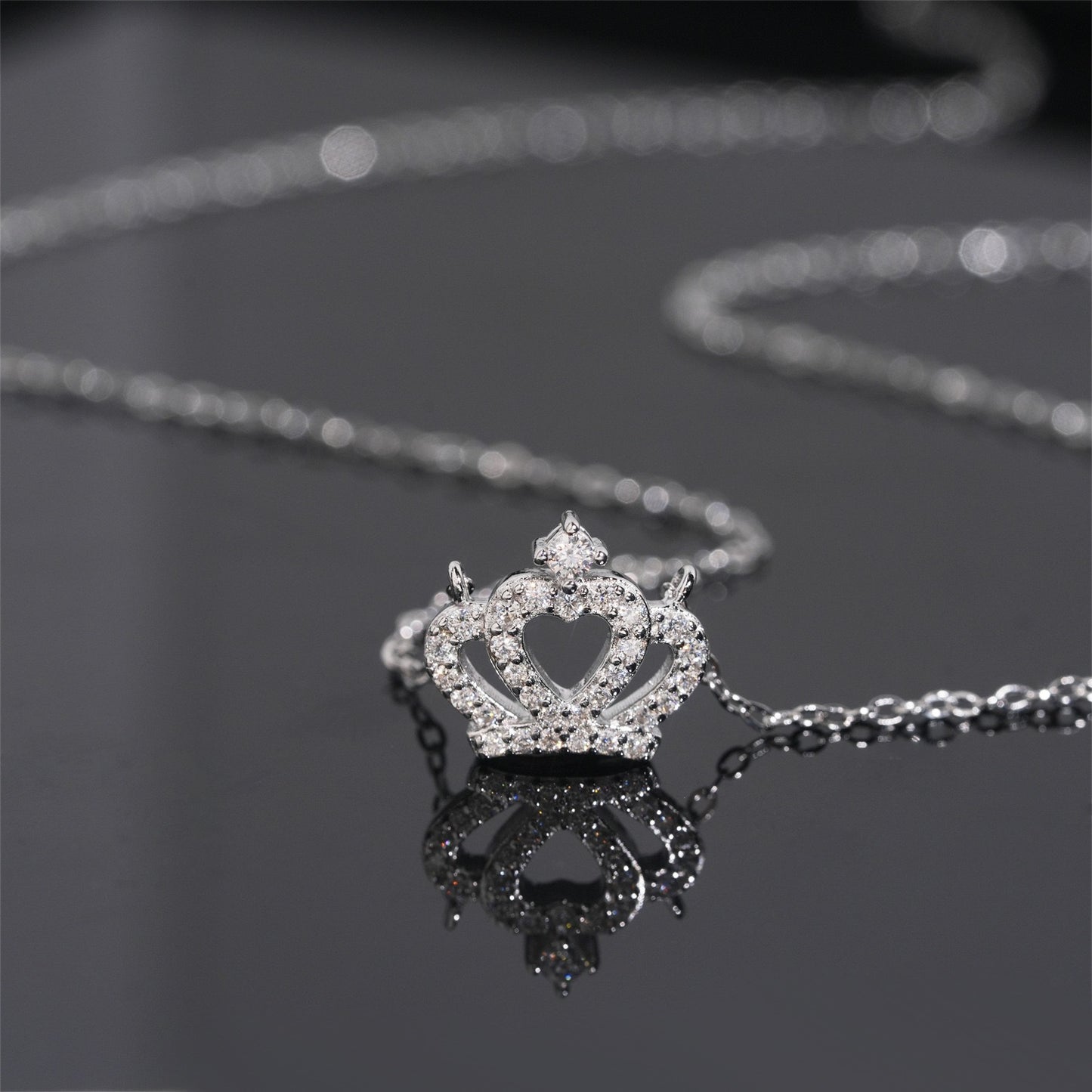 Crown Pendant Necklace