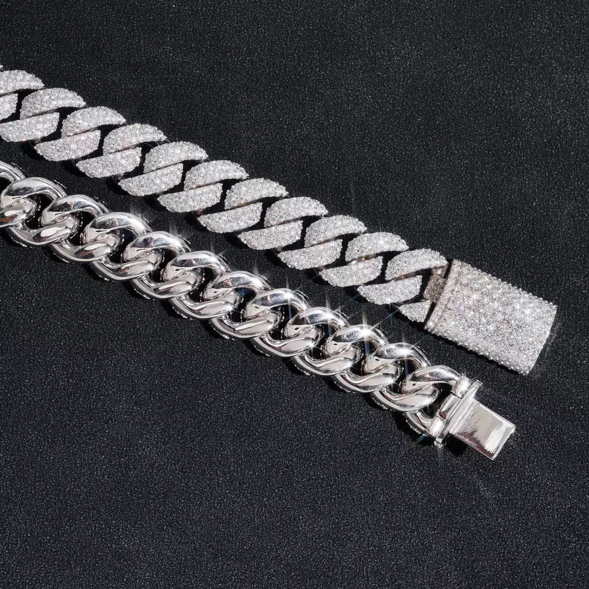15mm Pavé Miami Cuban Link Chain