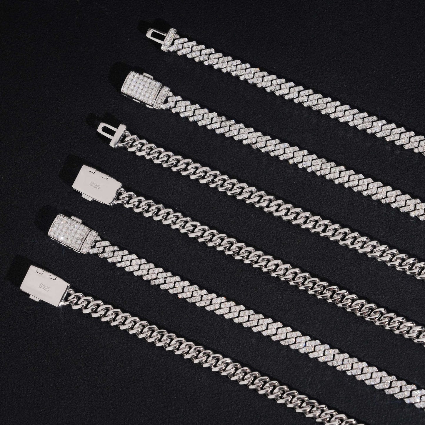 5mm Pavé Micro Prong Cuban Link Chain