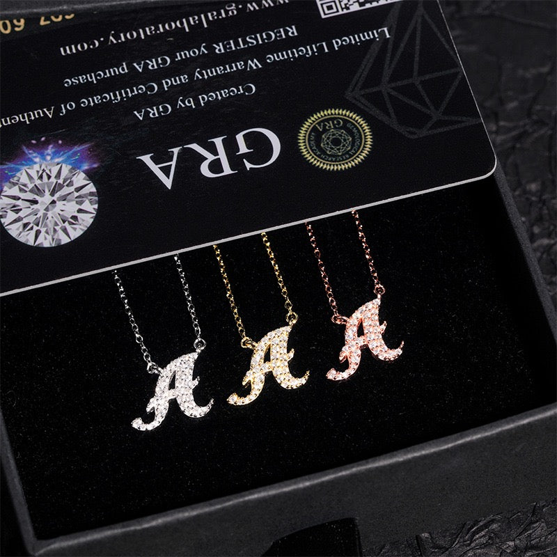 Custom Letter Pendant Necklace