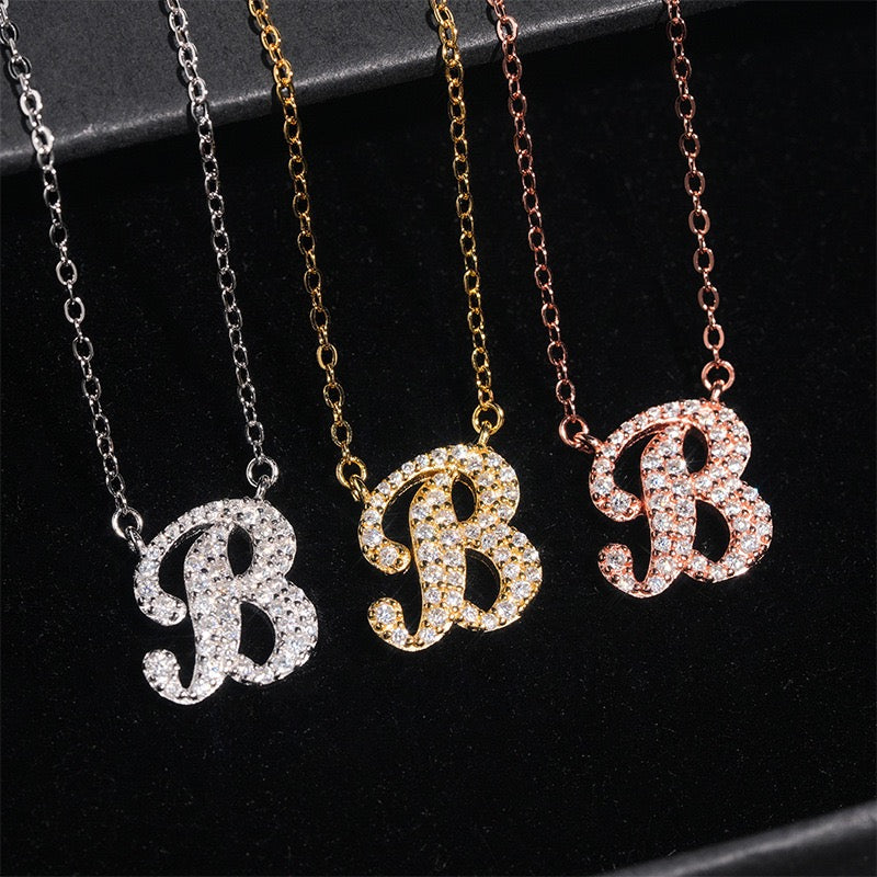 Custom Letter Pendant Necklace