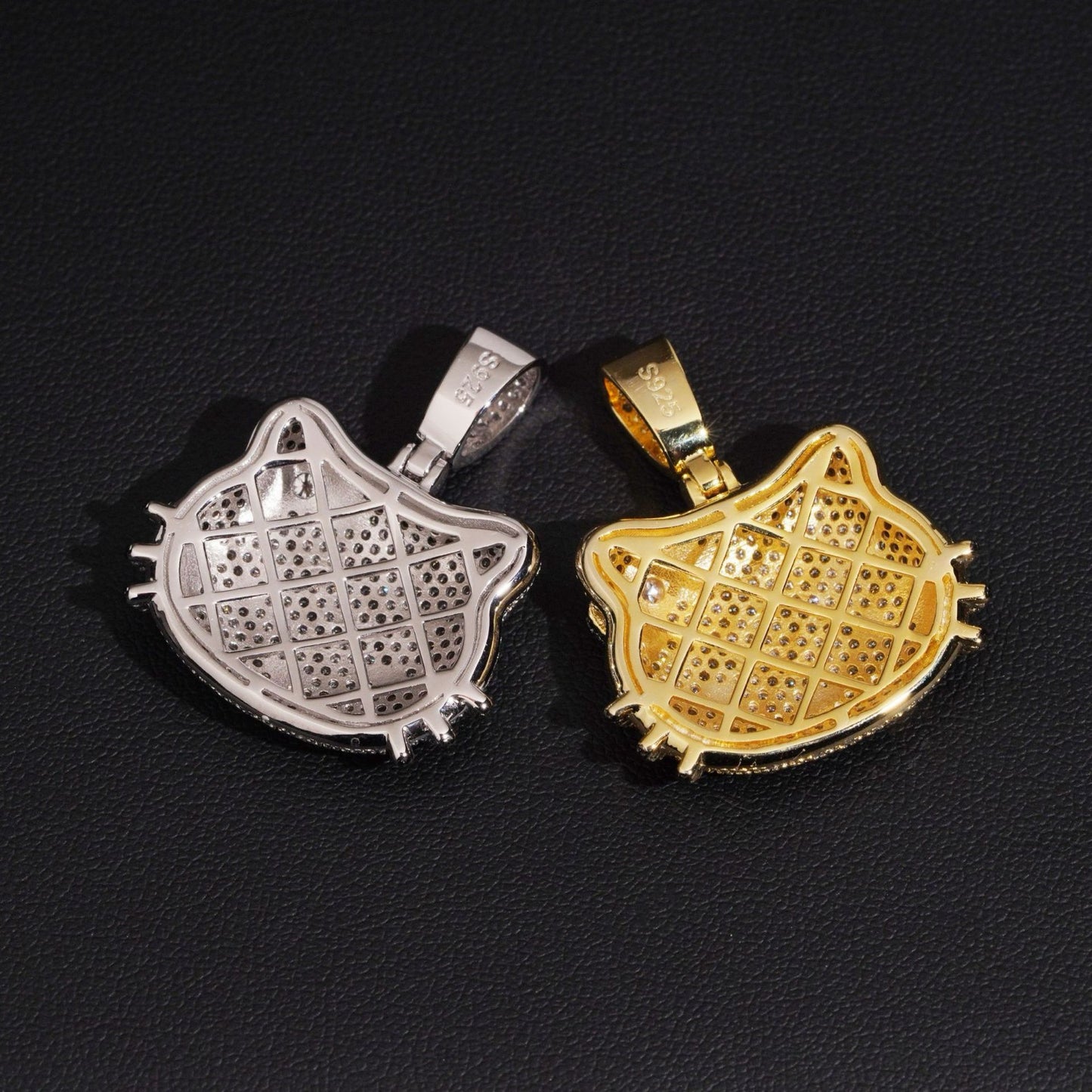 1.25” Cartoon Kitty Pavé Pendant