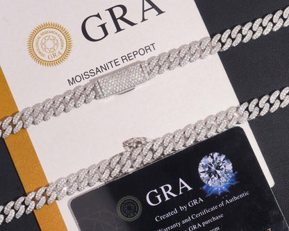 8mm Pavé Miami Cuban Link Chain