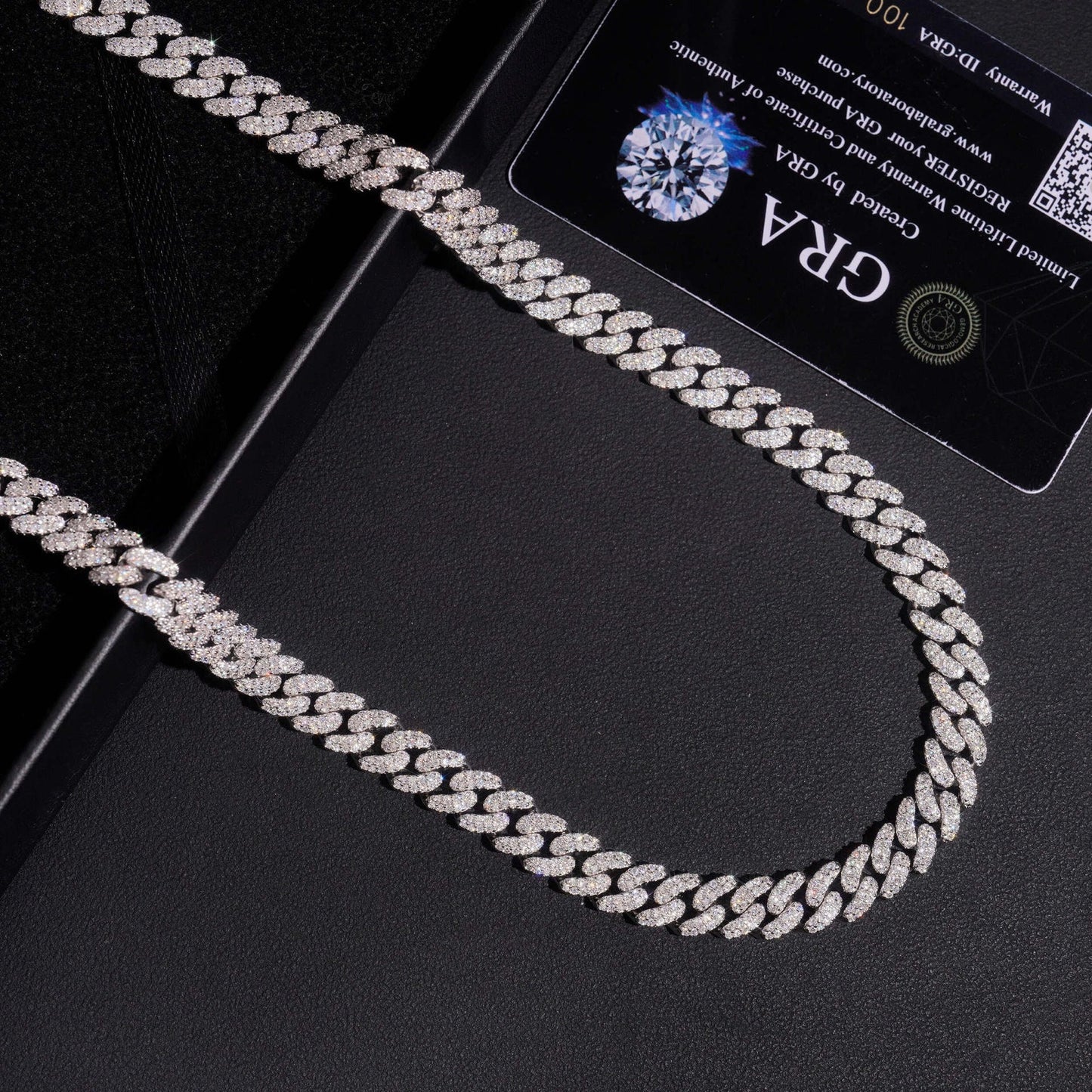 8mm Pavé Miami Cuban Link Chain