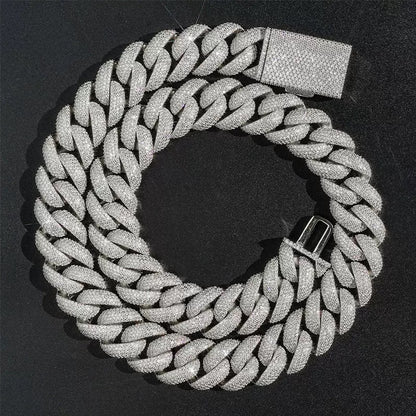 15mm Pavé Miami Cuban Link Chain