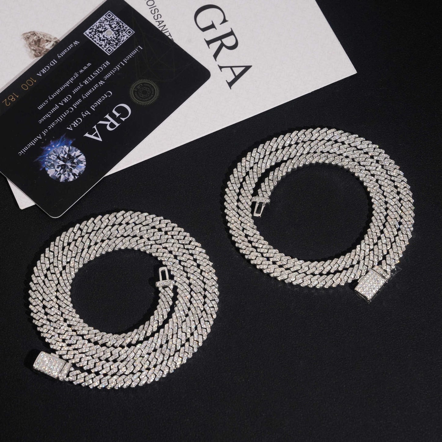 5mm Pavé Micro Prong Cuban Link Chain