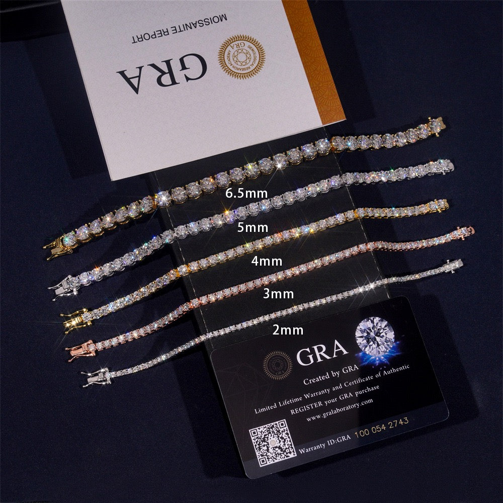 Tennis Bracelet (2mm-6.5mm)