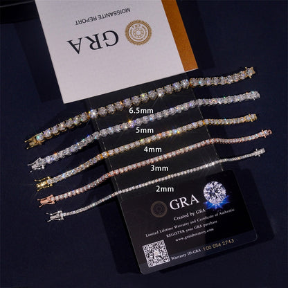 Tennis Bracelet (2mm-6.5mm)