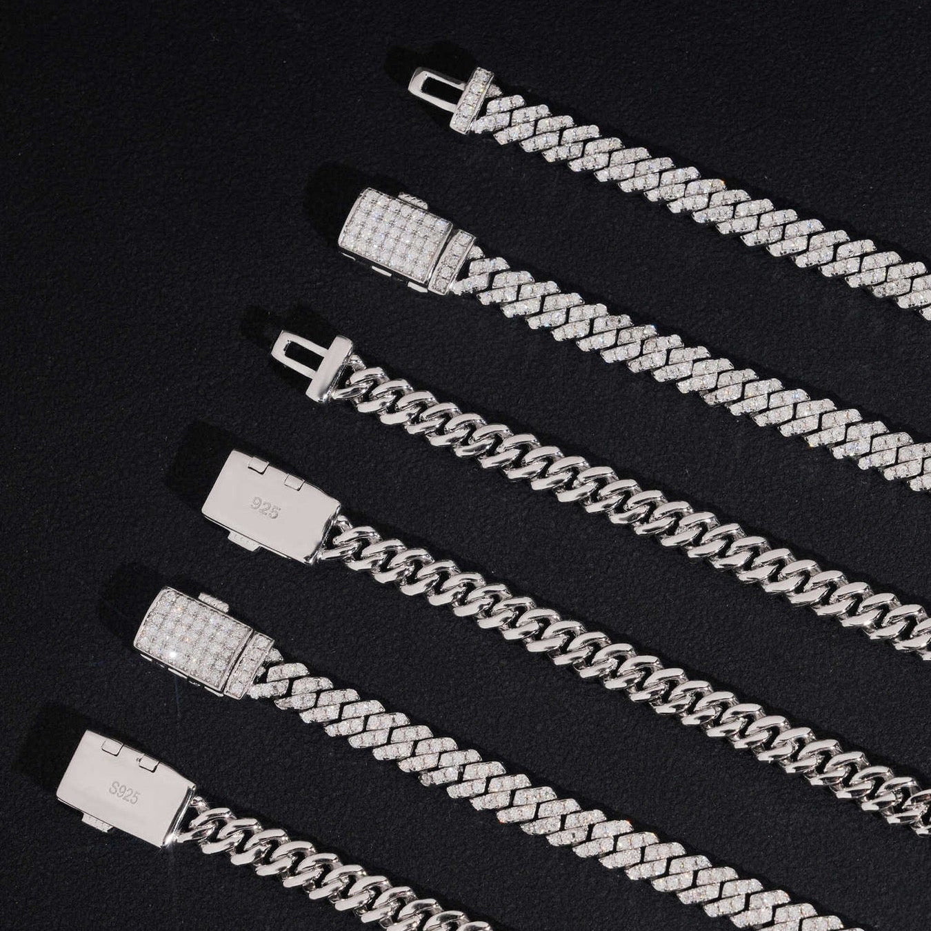 5mm Pavé Micro Prong Cuban Link Bracelet