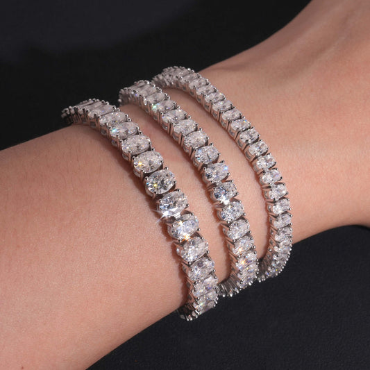 Oval Cut Tennis Bracelet