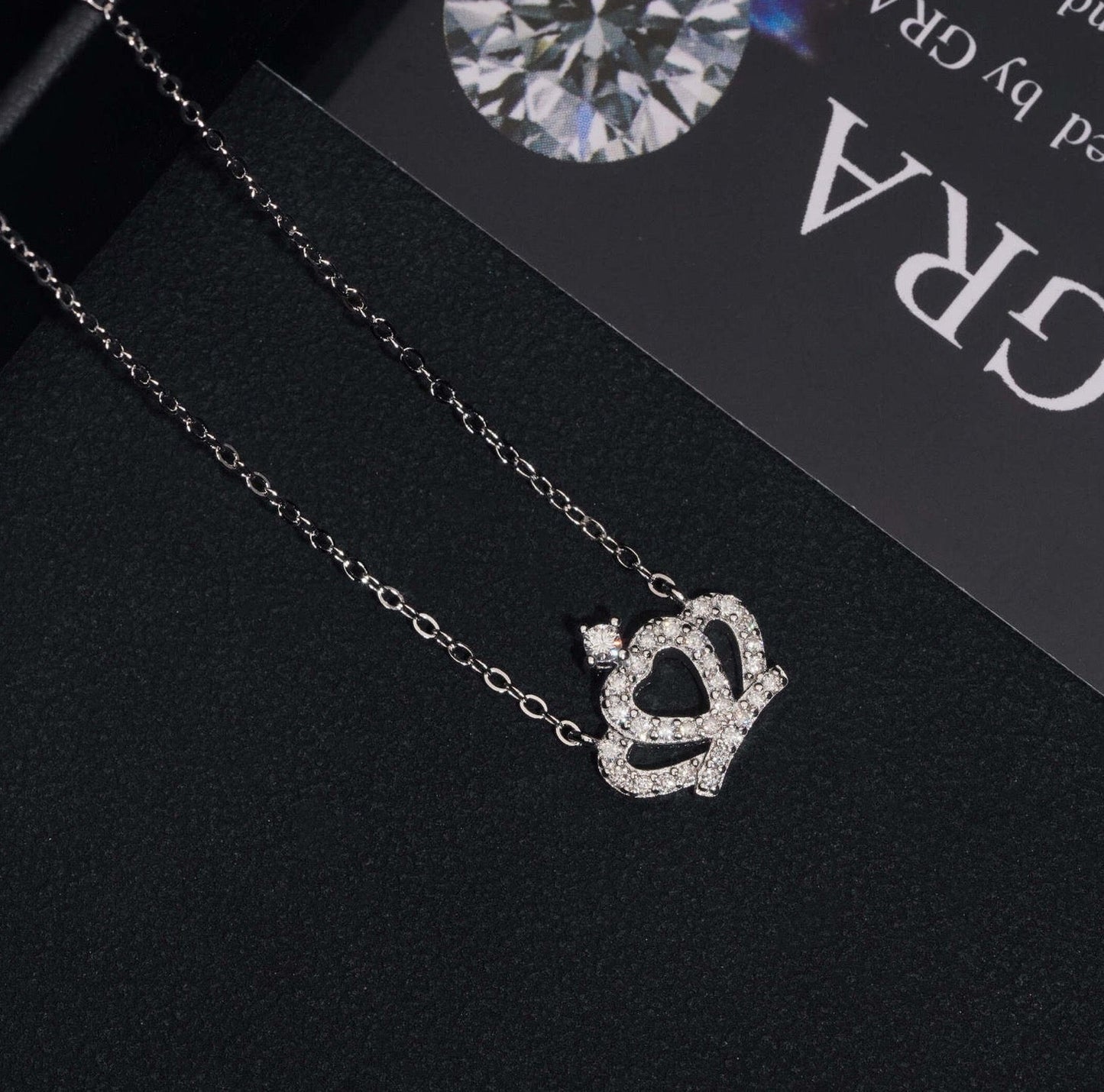 Crown Pendant Necklace