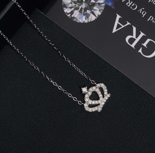 Crown Pendant Necklace