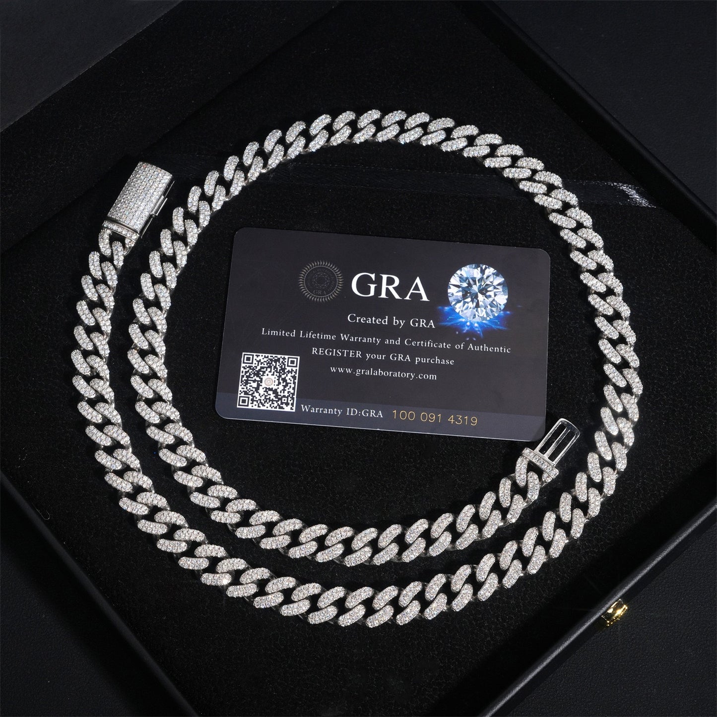 10mm Pavé Miami Cuban Link Chain