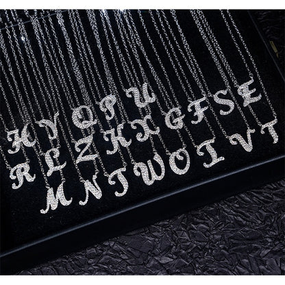 Custom Letter Pendant Necklace