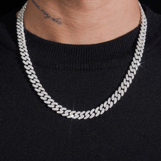 8mm Pavé Miami Cuban Link Chain