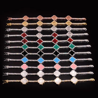 Clover Éclat Tennis Bracelet