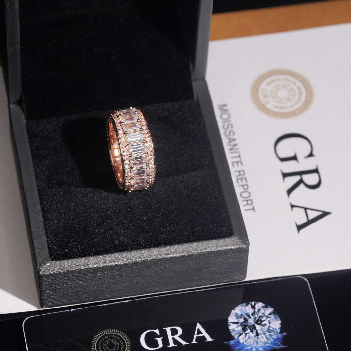 Baguette Pavé Eternity Ring