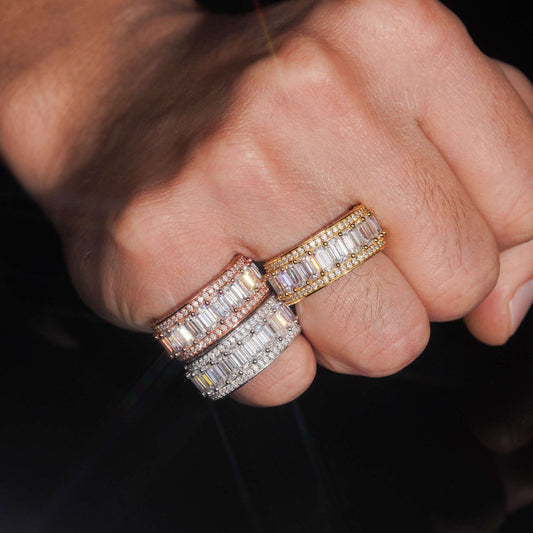 Baguette Pavé Eternity Ring