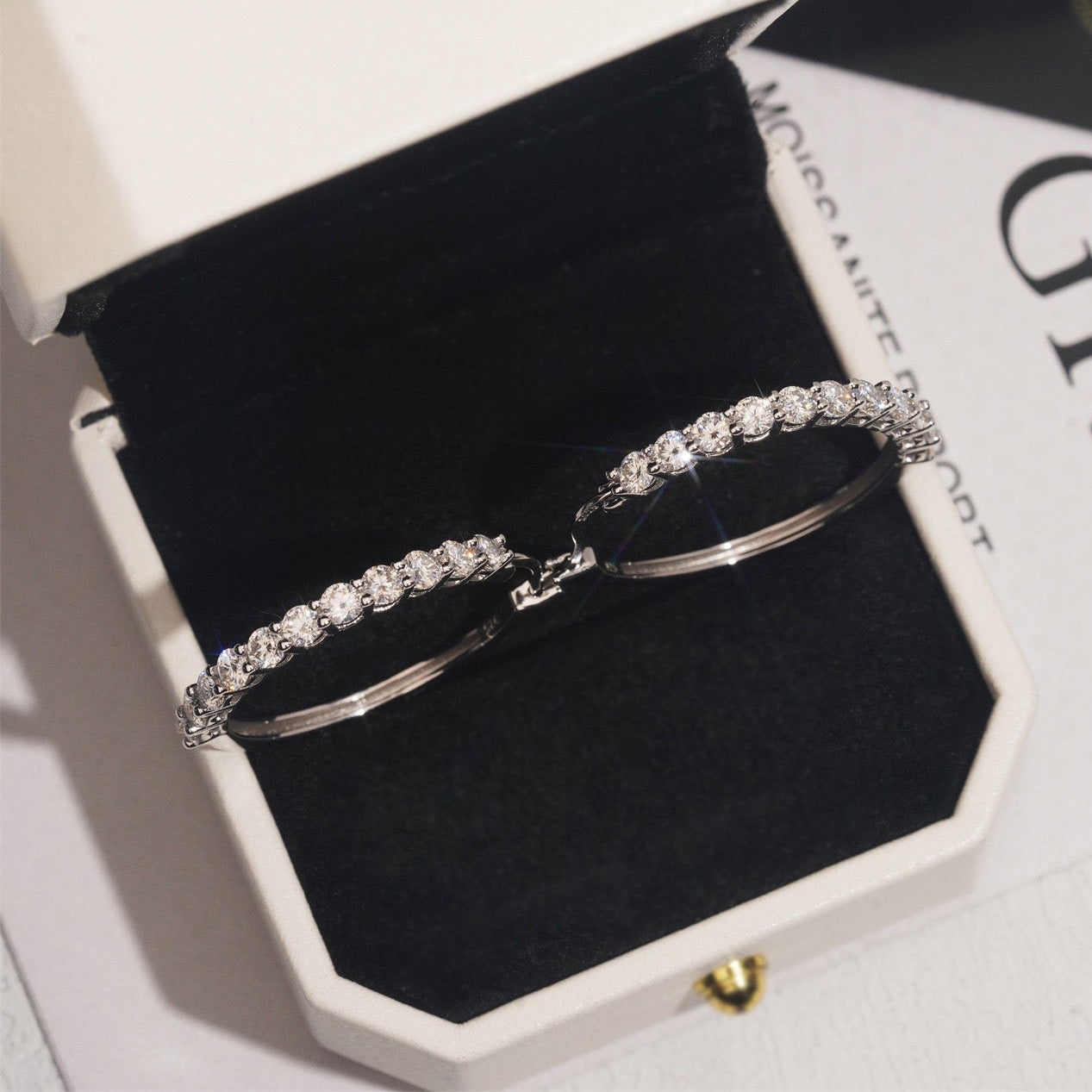 29mm Pavé Hoop Earrings