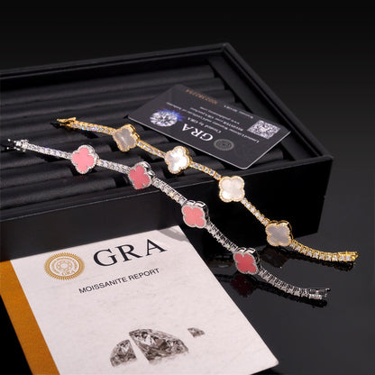 Clover Éclat Tennis Bracelet