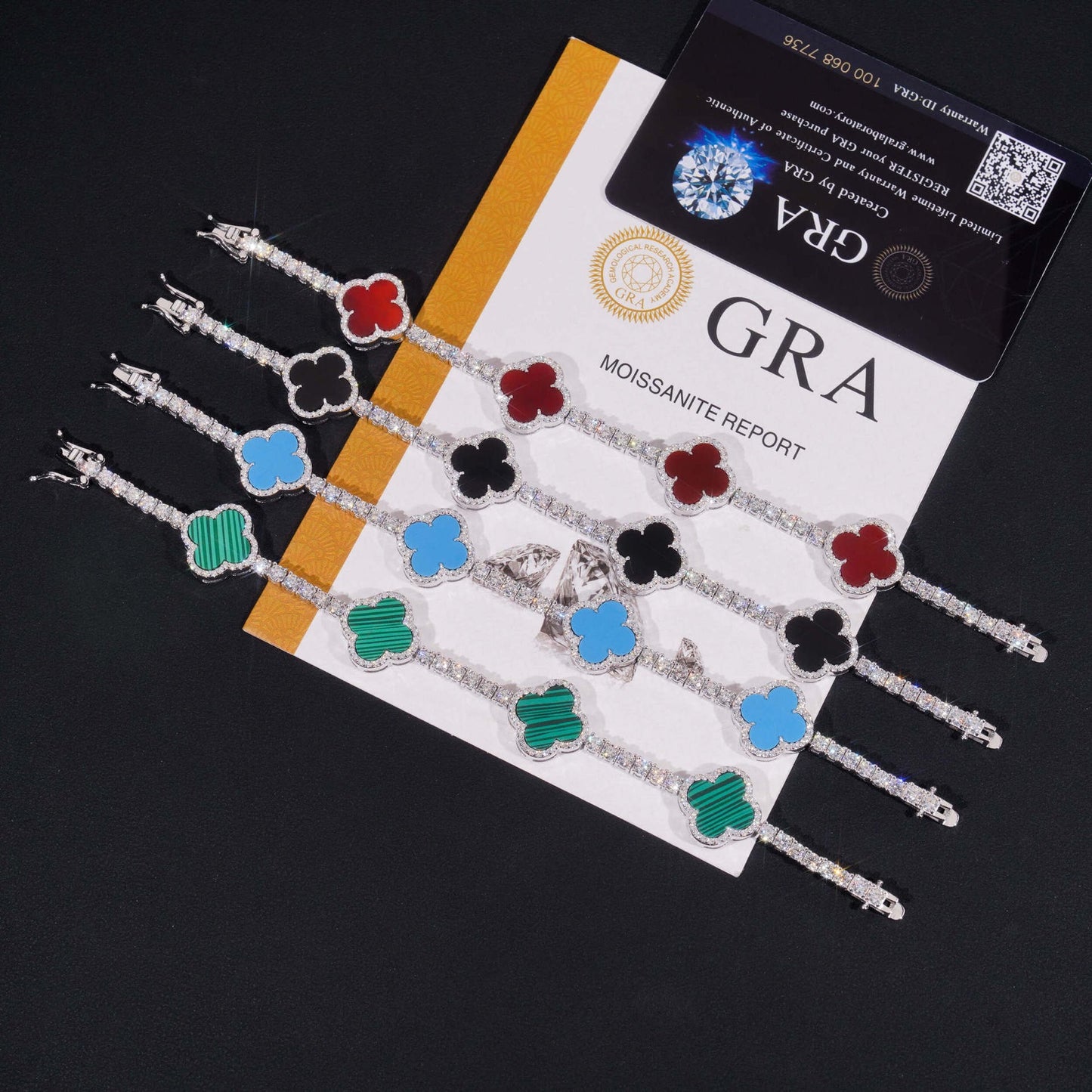 Clover Éclat Tennis Bracelet